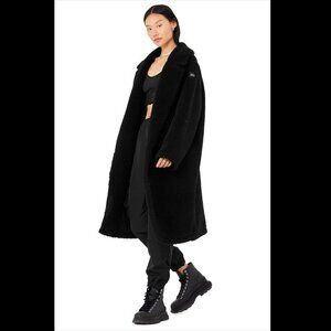 Alo Sherpa Trench Jacket Black size S